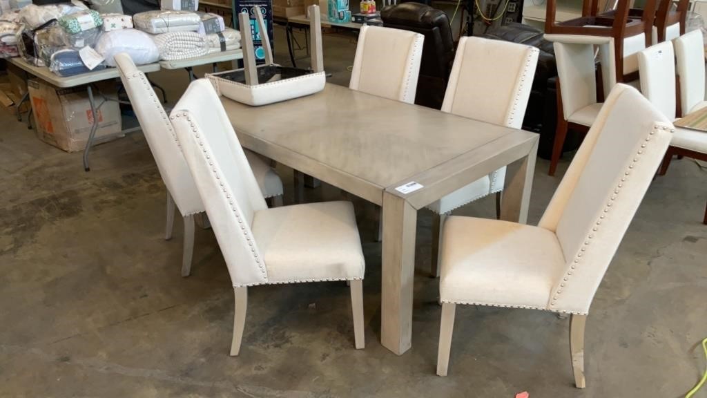 (B) TABLE & 6(one needs repaired) table has