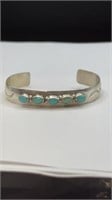 Turquoise Sterling Cuff Bracelet