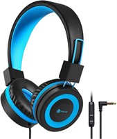 NEW-iClever HS14 Kids Headphones - Blue
