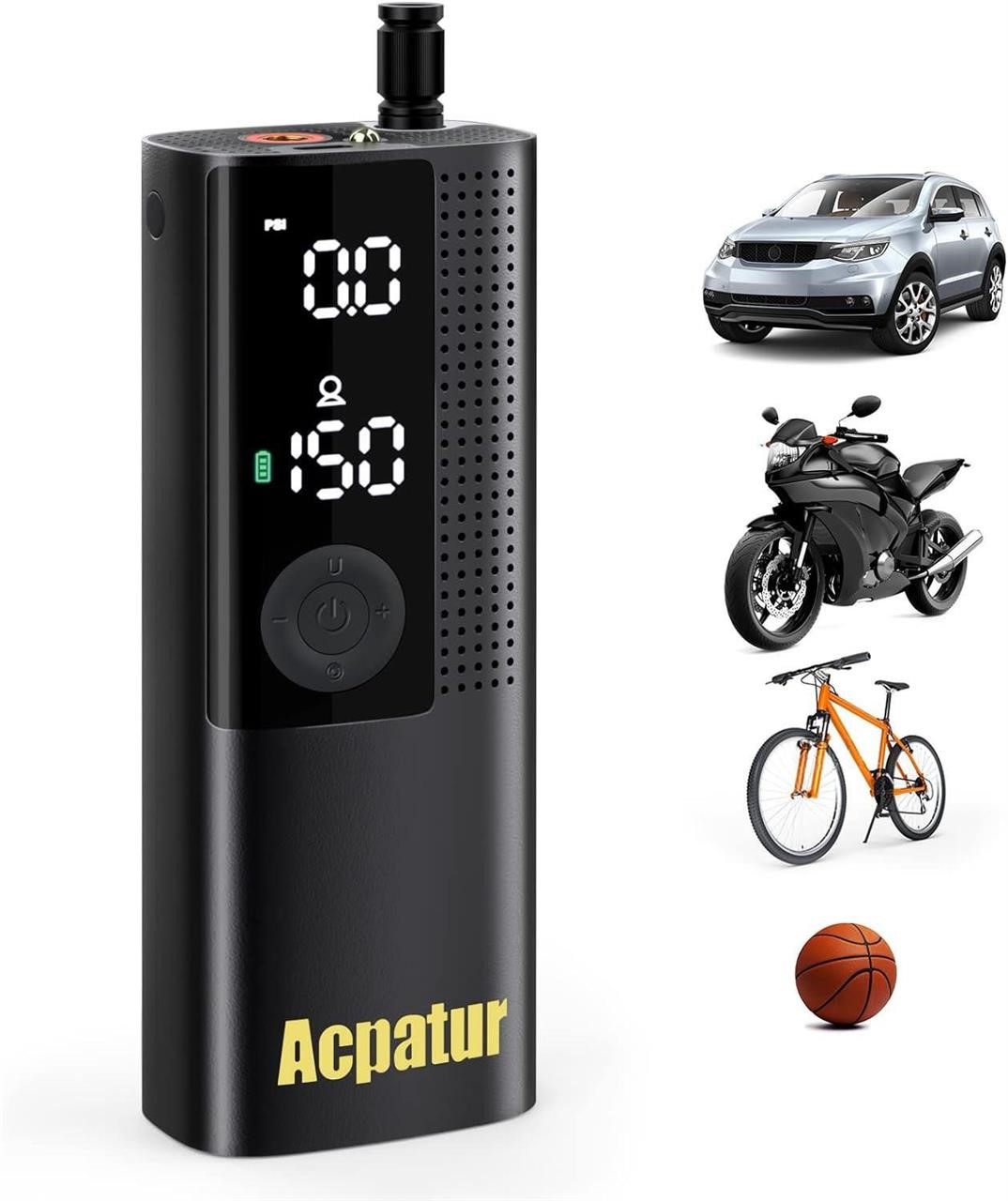 NEW-Acpatur 150 PSI Cordless Air Pump