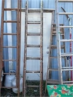 8 foot wood extension ladder