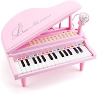 NEW-Amy&Benton Toddler Pink Piano Toy