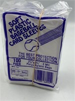 5 PACKS SOFT CARD SLEEVES 500 TOTAL
