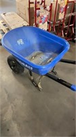 (Q) 2 WELL LOVED KOBALT WHEELBARROWS, MAY NEED