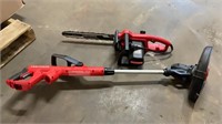 (Q) CRAFTSMAN 16in ELECTRIC CHAINSAW & 14in