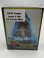 1978 TOPPS JAWS 2 MINT SET 59 CARDS