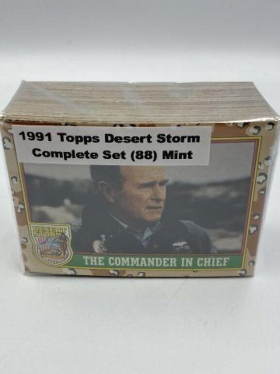 1991 TOPPS DESERT STORM MINT SET 88 CARDS