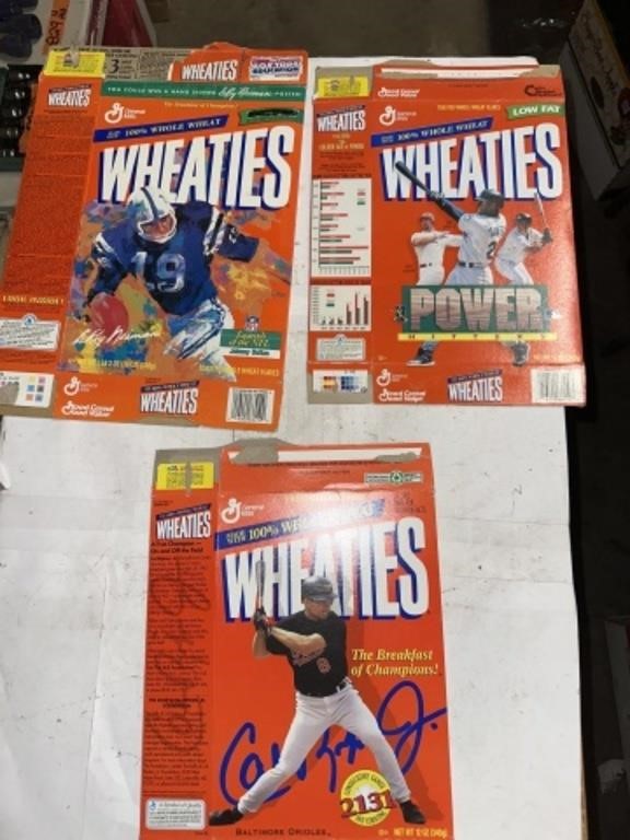 WHEATIES CEREAL BOXES