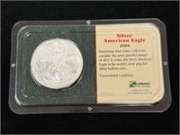 2004 American Silver Eagle in Littleton Packaging