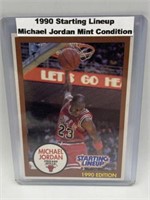 1990 STARTING LINEUP MICHAEL JORDAN CARD MINT