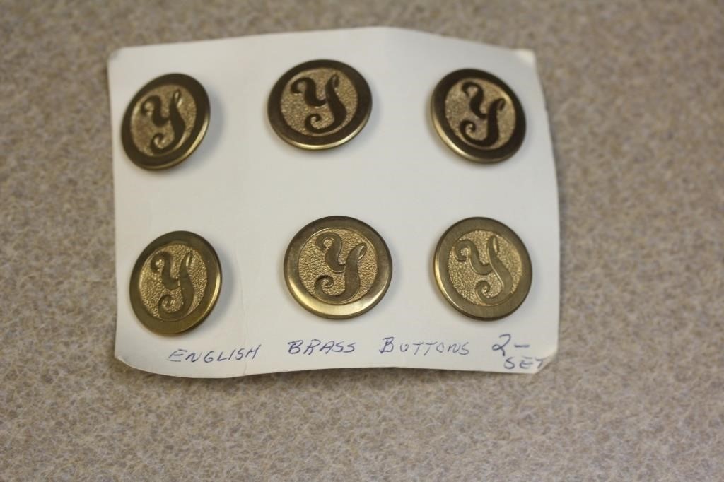 English Brass Buttons