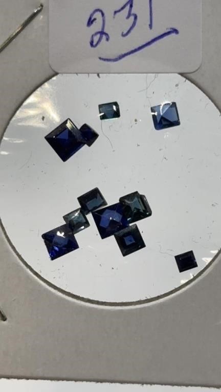 Square Sapphires—hard to find!