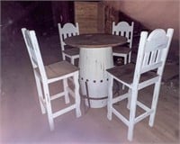 Barrel Table-- Round -- 4-top