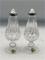 Waterford crystal lismore salt and pepper shakers