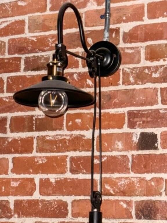 8 Adjustable curved wall sconces