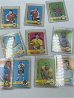 1972-73 TOPPS NHL MINT LOT OF 10 DIFFERENT CARD
