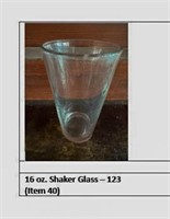123  16 oz. Shaker Glass