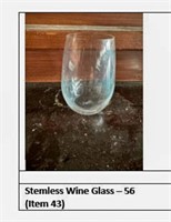 56 Stemless Wine Glass