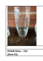 116  Hi Ball Glasses
