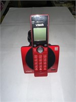 RED VTECH CORDLESS PHONE