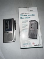 MICROCASSETTE RECORDER