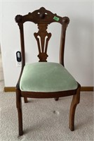 Wood and Upholstered chair