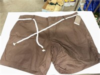 NWT BROWN LADIES MERONA SHORTS SIZE 18