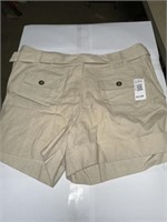 NWT TAN LADIES SHORTS 1X