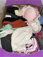 BOX LOT OF CLOTHES VARIETY OF SIZES