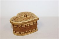 A Russian Wood Trinket Box