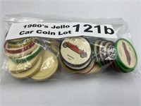 1960'S JELLLO CAR COIN LOT