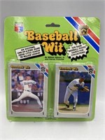 BASEBALL WIT SET MINT AND SEALED IN PACK