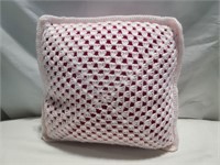 Crocheted pillow