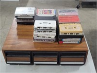 Cassette Storage W/Music Cassettes