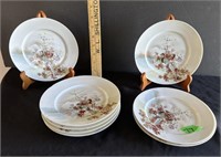 Vintage Japanese painted dishes