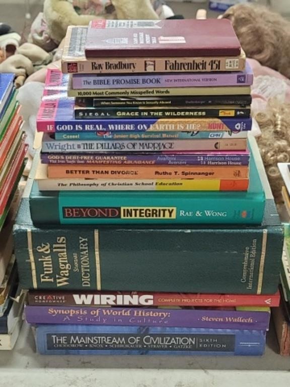 Assorted Genre Collection Of Books