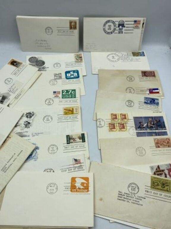 USA LOT OF 50 FIRST DAY ISSUE COVERS