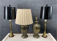 4pc TLC Vintage Table Lamps, AS IS