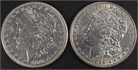 1881-S & 1896 MORGAN DOLLARS AU/BU