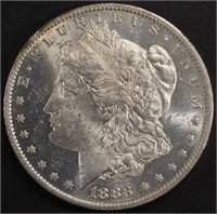 1883-O MORGAN DOLLAR CH/GEM BU