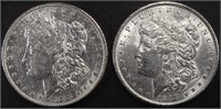 1883-O & 1888 MORGAN DOLLARS AU/BU