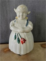 Vintage Pottery Dutch Girl Cookie Jar