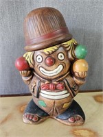 Vintage California Pottery Juggling Clown Cookie
