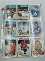 1975-76 TOPPS HOCKEY LOT 60 DIFFERENT