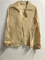 TAN LADIES RAVEL SHIRT MEDIUM