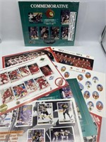PROMOTIONAL SHEETS HOCKEY 10 DIFFERENT