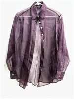 PLUM LIMITED SHEER SHIRT MEDIUM