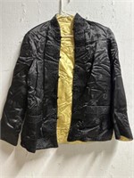 BLACK AND YELLOW JACKET NO SIZE