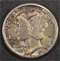 1930 MERCURY DIME GEM ORIGINAL UNC FSB