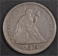 1875-S 20-CENT PIECE XF